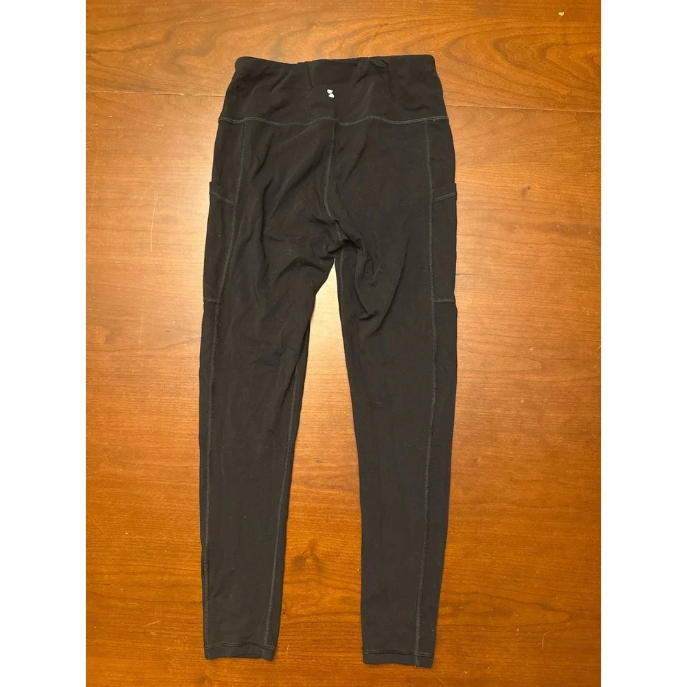 Stelle girls leggings Large‎ black pockets
